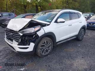 2021 Hyundai Tucson Limited with VIN KM8J3CAL8MU390197, listed as a IAAI auction lot 43297455 with 42,293 mi miles and . Bid and sale history available at DreamBid. Image 2.