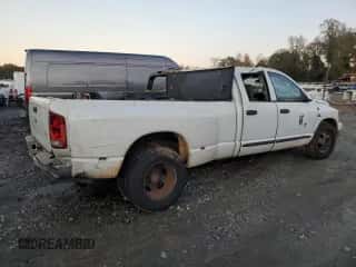 2006 Dodge 3500 SLT z VIN 3D7ML48C06G178841, wystawiony jako Copart lot #80044024 z przebiegiem 358 186 mil mil oraz Szkoda całkowita • Salvage title. Historia ofert i sprzedaży dostępna na DreamBid. Obrazek 3.