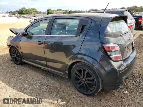 2020 Chevrolet Sonic Premier with VIN 1G1JF6SB0L4135912, listed as a Copart auction lot 76198844 with 20,863 mi miles and Salvage title. Bid and sale history available at DreamBid. Image 2.