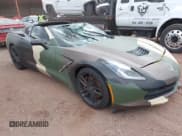 ✅ 2014 Chevrolet Corvette Z51 3LT • VIN: 1G1YL2D77E5113766 • Lot: 42458557. Listed on IAAI with 54,237 mi. Free auction sales archive from the USA and detailed vehicle history report at DreamBid. Image 1.