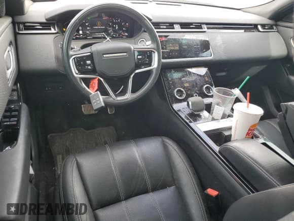 ✅ 2021 Land Rover Range Rover Velar R-Dynamic S • VIN: SALYT2EU0MA300650 • Lot: 45400435. Listed on Copart with 34,252 mi. Free auction sales archive from the USA and detailed vehicle history report at DreamBid. Image 8.