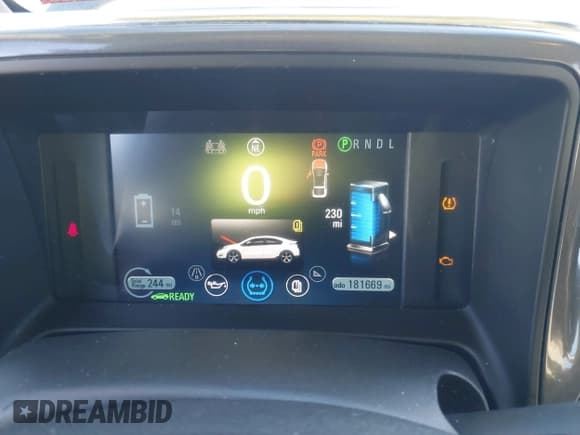 ✅ 2012 Chevrolet Volt • VIN: 1G1RD6E49CU101716 • Лот: 43668077. Опубликован ранее на IAAI с пробегом 181 669 миль. Бесплатный доступ к архиву аукционных продаж из США и подробный отчёт об истории автомобиля на DreamBid. Изображение 7.