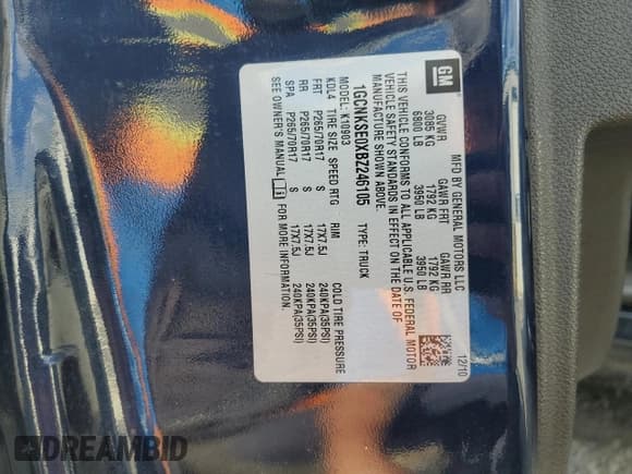 ✅ 2011 Chevrolet Silverado 1500 LT • VIN: 1GCNKSE0XBZ246105 • Lot: 86132275. Listed on Copart with 150,742 mi. Free auction sales archive from the USA and detailed vehicle history report at DreamBid. Image 12.