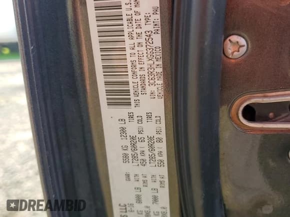 ✅ 2016 Ram 3500 SLT • VIN: 3C63R3HLXGG372543 • Лот: 41831945. Опубликован ранее на Copart с пробегом 187 128 миль. Бесплатный доступ к архиву аукционных продаж из США и подробный отчёт об истории автомобиля на DreamBid. Изображение 12.