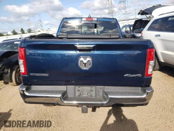 2019 Ram 1500 Big Horn с VIN 1C6RRFFG6KN818754, выставлен на аукционе Copart как лот 71445545 с пробегом 43 994 миль миль и Списание • Salvage title. История ставок и продаж доступна на DreamBid. Изображение 6.