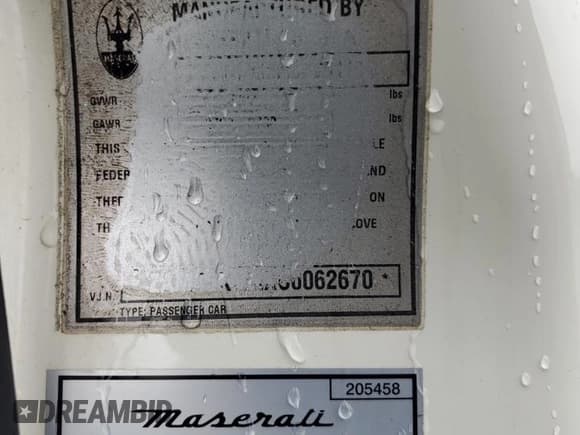 ✅ 2012 Maserati GranTurismo • VIN: ZAM45KMAXC0062670 • Lot: 58620245. Wystawiony na Copart z przebiegiem 24 911 mil. Bezpłatny archiwum sprzedaży aukcyjnych z USA i szczegółowy raport historii pojazdu na DreamBid. Zdjęcie 12.