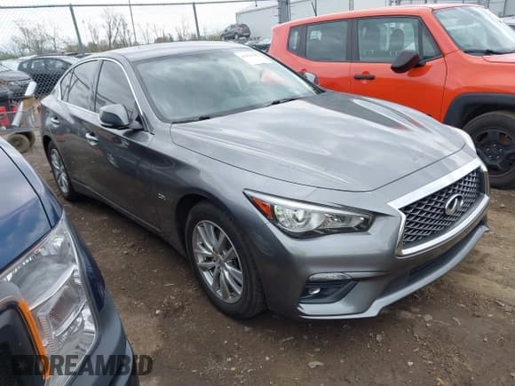 ✅ 2019 Infiniti Q50 Pure • VIN: JN1CV7AR8KM320010 • Lot: 41951993. Wystawiony na IAAI z przebiegiem 37 861 mil. Bezpłatny archiwum sprzedaży aukcyjnych z USA i szczegółowy raport historii pojazdu na DreamBid. Zdjęcie 1.