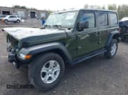 ✅ 2022 Jeep Wrangler Unlimited Sport S • VIN: 1C4HJXDG4NW176957 • Lot: 42143113. Listed on IAAI with 48,546 mi. Free auction sales archive from the USA and detailed vehicle history report at DreamBid. Image 2.