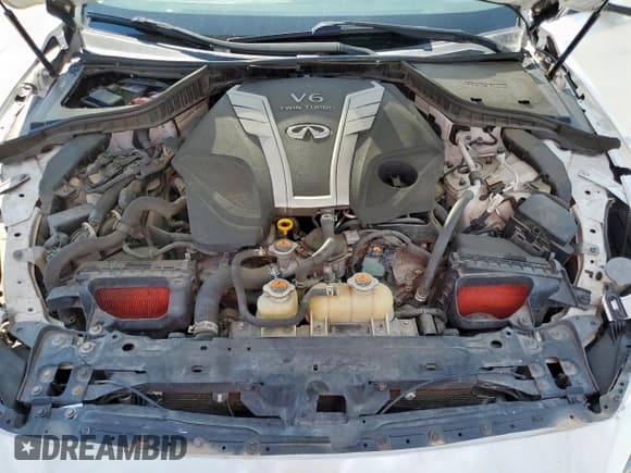 ✅ 2016 Infiniti Q50 Red Sport 400 • VIN: JN1FV7AR2GM451745 • Lot: 81953965. Listed on Copart with 118,592 mi. Free auction sales archive from the USA and detailed vehicle history report at DreamBid. Image 11.