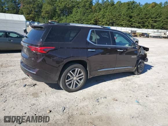 2022 Chevrolet Traverse High Country с VIN 1GNEVNKW0NJ179705, выставлен на аукционе Copart как лот 76338034 с пробегом 31 206 миль миль и Списание • Salvage title. История ставок и продаж доступна на DreamBid. Изображение 3.