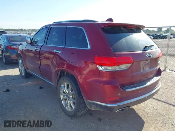 ✅ 2015 Jeep Grand Cherokee Summit • VIN: 1C4RJEJG9FC100568 • Lot: 42512705. Listed on IAAI with 128,413 mi. Free auction sales archive from the USA and detailed vehicle history report at DreamBid. Image 3.