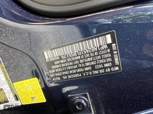 ✅ 2015 Porsche Macan S • VIN: WP1AB2A51FLB55179 • Lot: 43339638. Wystawiony na IAAI z przebiegiem 156 935 mil. Bezpłatny archiwum sprzedaży aukcyjnych z USA i szczegółowy raport historii pojazdu na DreamBid. Zdjęcie 8.