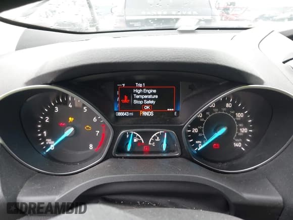✅ 2018 Ford Escape SE • VIN: 1FMCU0GD9JUC32631 • Lot: 43648621. Listed on IAAI with 86,643 mi. Free auction sales archive from the USA and detailed vehicle history report at DreamBid. Image 7.