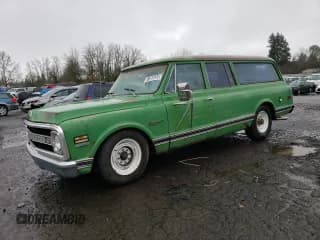 ✅ 1971 Chevrolet Suburban • VIN: CE261Z640706 • Lot: 87385634. Listed on Copart with 818,477 mi. Free auction sales archive from the USA and detailed vehicle history report at DreamBid. Image 1.