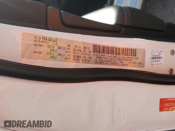 ✅ 2020 Jeep Grand Cherokee Summit • VIN: 1C4RJFJTXLC219177 • Лот: 60986555. Опубликован ранее на Copart с пробегом 71 184 миль. Бесплатный доступ к архиву аукционных продаж из США и подробный отчёт об истории автомобиля на DreamBid. Изображение 13.