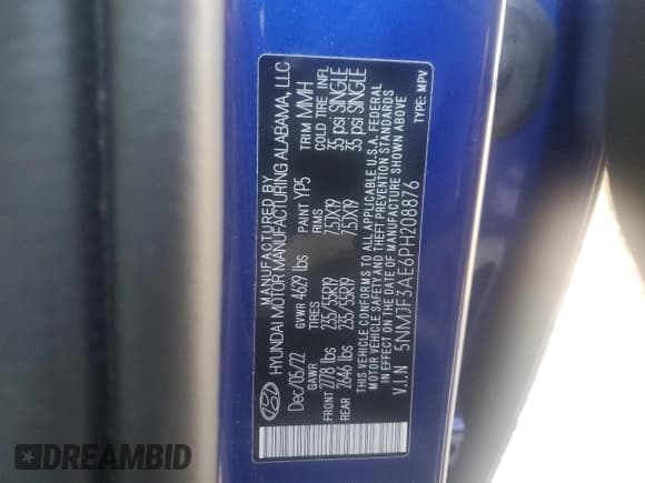 ✅ 2023 Hyundai Tucson SEL • VIN: 5NMJF3AE6PH208876 • Lot: 66118604. Wystawiony na Copart z przebiegiem 18 442 mil. Bezpłatny archiwum sprzedaży aukcyjnych z USA i szczegółowy raport historii pojazdu na DreamBid. Zdjęcie 14.