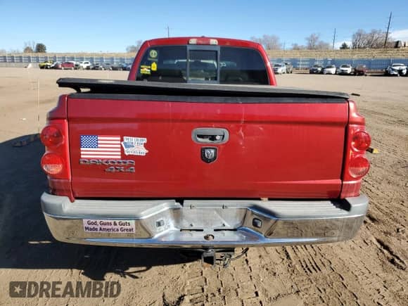 2007 Dodge Dakota ST с VIN 1D7HW28K77S263545, выставлен на аукционе Copart как лот 47389065 с пробегом 168 376 миль миль и Списание • Salvage title. История ставок и продаж доступна на DreamBid. Изображение 6.