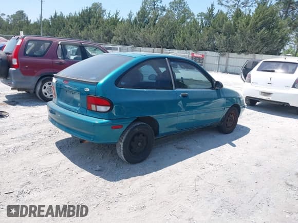 ✅ 1995 Ford Aspire • VIN: KNJLT05H3S6102568 • Lot: 42062381. Listed on IAAI with 178,561 mi. Free auction sales archive from the USA and detailed vehicle history report at DreamBid. Image 4.