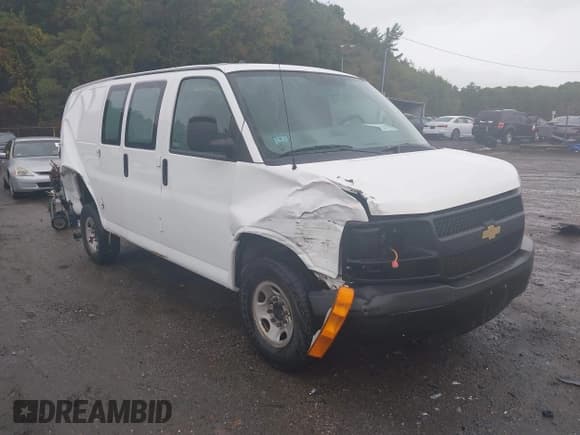 ✅ 2013 Chevrolet Express Cargo • VIN: 1GCWGFCAXD1191763 • Lot: 43286535. Listed on IAAI with 187,753 mi. Free auction sales archive from the USA and detailed vehicle history report at DreamBid. Image 1.