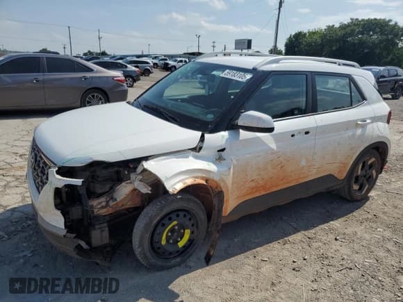 ✅ 2021 Hyundai Venue SEL • VIN: KMHRC8A37MU086732 • Lot: 59183105. Listed on Copart with 104,202 mi. Free auction sales archive from the USA and detailed vehicle history report at DreamBid. Image 1.