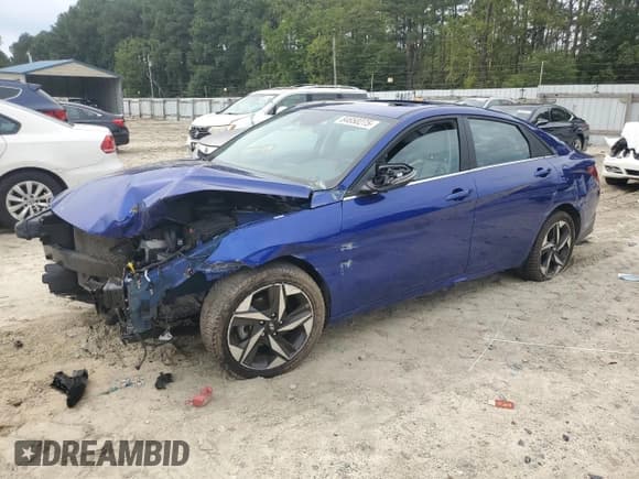 ✅ 2023 Hyundai Elantra Limited • VIN: KMHLP4AG2PU566817 • Лот: 84650275. Опубликован ранее на Copart с пробегом 57 394 миль. Бесплатный доступ к архиву аукционных продаж из США и подробный отчёт об истории автомобиля на DreamBid. Изображение 1.