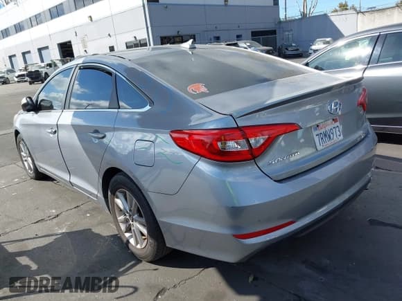 ✅ 2016 Hyundai Sonata Eco • VIN: 5NPE24AA0GH352409 • Lot: 43358027. Listed on IAAI with Not provided. Free auction sales archive from the USA and detailed vehicle history report at DreamBid. Image 3.