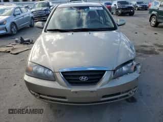 2005 Hyundai Elantra GLS z VIN KMHDN46D25U126151, wystawiony jako Copart lot #77417824 z przebiegiem 165 114 mil mil oraz Szkoda całkowita • Salvage title. Historia ofert i sprzedaży dostępna na DreamBid. Obrazek 5.
