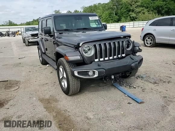 ✅ 2022 Jeep Wrangler Unlimited Sahara • VIN: 1C4HJXEG1NW156485 • Lot: 53895925. Listed on Copart with 45,564 mi. Free auction sales archive from the USA and detailed vehicle history report at DreamBid. Image 14.