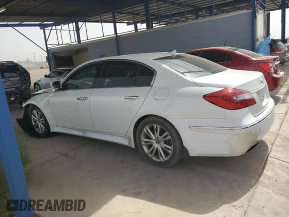 2013 Hyundai Genesis 3.8L z VIN KMHGC4DD9DU248610, wystawiony jako Copart lot #60116784 z przebiegiem 50 036 mil mil oraz Szkoda całkowita • Salvage title. Historia ofert i sprzedaży dostępna na DreamBid. Obrazek 2.