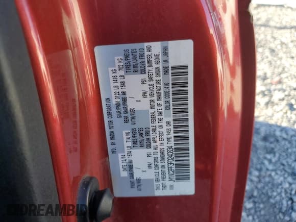 ✅ 2015 Mazda MX-5 Miata Grand Touring • VIN: JM1NC2PF3F0240834 • Lot: 86817685. Listed on Copart with 174,819 mi. Free auction sales archive from the USA and detailed vehicle history report at DreamBid. Image 12.