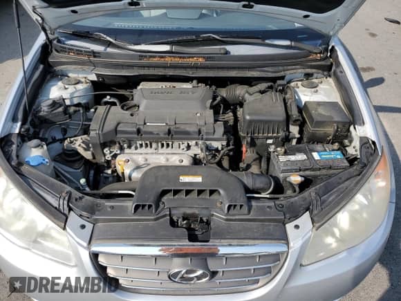 2009 Hyundai Elantra GLS z VIN KMHDU46D49U783607, wystawiony jako Copart lot #68806944 z przebiegiem 107 376 mil mil oraz Szkoda całkowita • Salvage title. Historia ofert i sprzedaży dostępna na DreamBid. Obrazek 11.