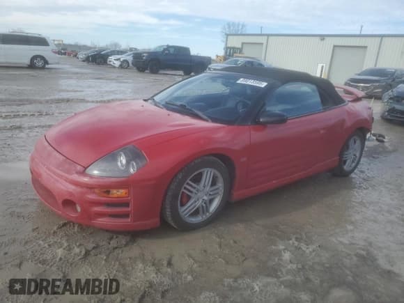 ✅ 2003 Mitsubishi Eclipse GT • VIN: 4A3AE55H83E172704 • Lot: 89013595. Wystawiony na Copart z przebiegiem 148 648 mil. Bezpłatny archiwum sprzedaży aukcyjnych z USA i szczegółowy raport historii pojazdu na DreamBid. Zdjęcie 1.