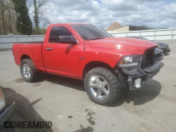✅ 2014 Ram 1500 Tradesman • VIN: 3C6JR7ATXEG183820 • Lot: 53353015. Listed on Copart with 81,551 mi. Free auction sales archive from the USA and detailed vehicle history report at DreamBid. Image 4.