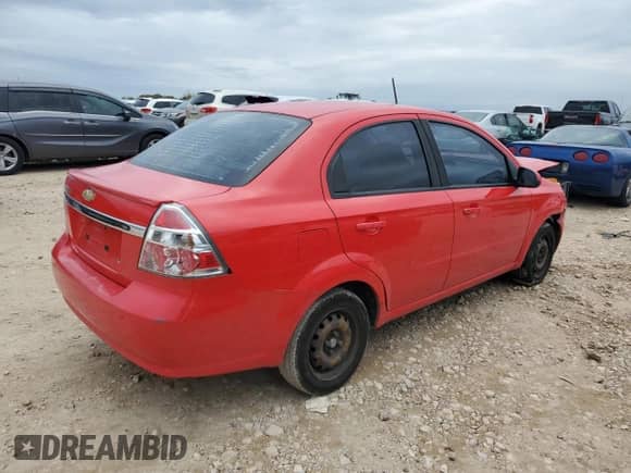 2010 Chevrolet Aveo 1LT z VIN KL1TD5DE9AB115052, wystawiony jako Copart lot #83867324 z przebiegiem Nie podano mil oraz Szkoda całkowita • Salvage title. Historia ofert i sprzedaży dostępna na DreamBid. Obrazek 3.