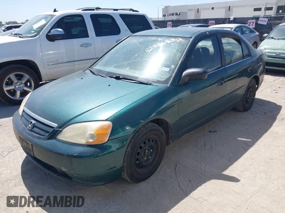 ✅ 2001 Honda Civic LX • VIN: 1HGES15591L036961 • Lot: 42776822. Listed on IAAI with 325,199 mi. Free auction sales archive from the USA and detailed vehicle history report at DreamBid. Image 2.