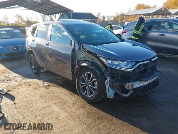 ✅ 2022 Honda CR-V EX-L • VIN: 2HKRW2H82NH636389 • Lot: 43582861. Wystawiony na IAAI z przebiegiem 83 781 mil. Bezpłatny archiwum sprzedaży aukcyjnych z USA i szczegółowy raport historii pojazdu na DreamBid. Zdjęcie 1.