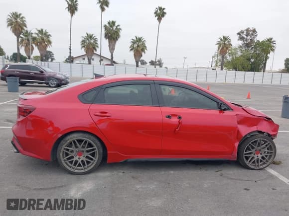 ✅ 2023 Kia Forte GT • VIN: 3KPF44AC2PE569576 • Lot: 42068223. Listed on IAAI with 102,277 mi. Free auction sales archive from the USA and detailed vehicle history report at DreamBid. Image 13.
