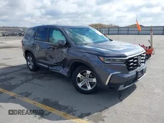 ✅ 2023 Honda Pilot EX-L • VIN: 5FNYG1H42PB054424 • Lot: 42080928. Listed on IAAI with 44,029 mi. Free auction sales archive from the USA and detailed vehicle history report at DreamBid. Image 1.