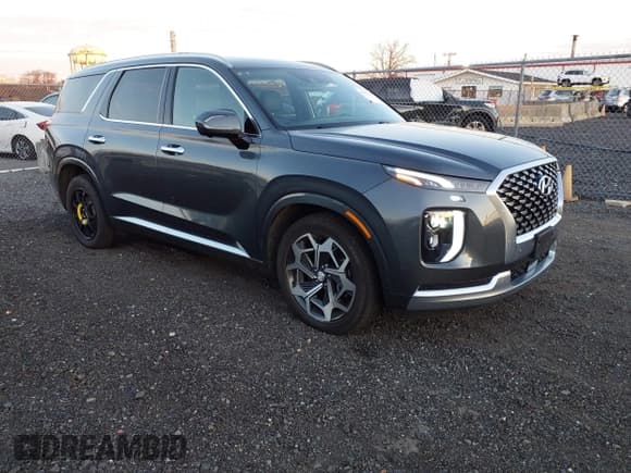 ✅ 2021 Hyundai Palisade Calligraphy • VIN: KM8R7DHE5MU252038 • Лот: 41072281. Опубликован ранее на IAAI с пробегом 63 030 миль. Бесплатный доступ к архиву аукционных продаж из США и подробный отчёт об истории автомобиля на DreamBid. Изображение 1.