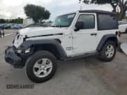 ✅ 2020 Jeep Wrangler Sport S • VIN: 1C4GJXAG1LW288676 • Lot: 65204585. Listed on Copart with 41,864 mi. Free auction sales archive from the USA and detailed vehicle history report at DreamBid. Image 1.