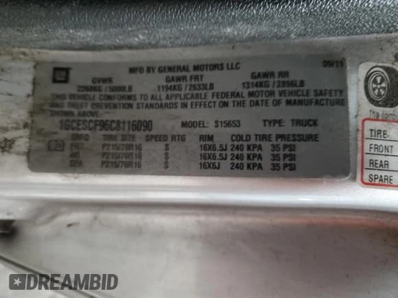 ✅ 2012 Chevrolet Colorado 1LT • VIN: 1GCESCF96C8116090 • Лот: 63801065. Опубликован ранее на Copart с пробегом 60 379 миль. Бесплатный доступ к архиву аукционных продаж из США и подробный отчёт об истории автомобиля на DreamBid. Изображение 12.