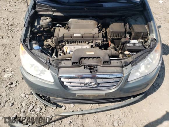 2009 Hyundai Elantra GLS z VIN KMHDU46D89U714290, wystawiony jako Copart lot #70099934 z przebiegiem 109 162 mil mil oraz Szkoda całkowita • Salvage title. Historia ofert i sprzedaży dostępna na DreamBid. Obrazek 11.