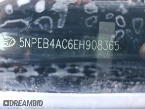 ✅ 2014 Hyundai Sonata GLS • VIN: 5NPEB4AC6EH908365 • Lot: 69213784. Listed on Copart with 140,990 mi. Free auction sales archive from the USA and detailed vehicle history report at DreamBid. Image 13.