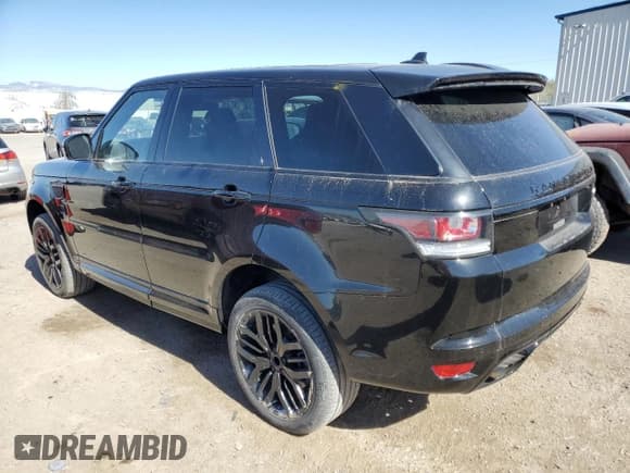 ✅ 2016 Land Rover Range Rover Sport SVR • VIN: SALWZ2EF5GA580299 • Lot: 43380555. Wystawiony na Copart z przebiegiem 75 191 mil. Bezpłatny archiwum sprzedaży aukcyjnych z USA i szczegółowy raport historii pojazdu na DreamBid. Zdjęcie 2.