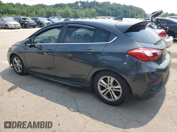 2018 Chevrolet Cruze LT with VIN 3G1BD6SM9JS542149, listed as a Copart auction lot 64255884 with 117,300 mi miles and Salvage title. Bid and sale history available at DreamBid. Image 2.