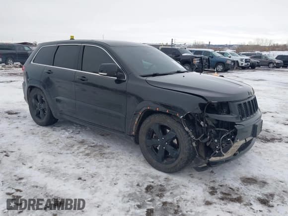 ✅ 2016 Jeep Grand Cherokee Overland • VIN: 1C4RJFCM5GC474718 • Лот: 41307515. Опубликован ранее на IAAI с пробегом 153 246 миль. Бесплатный доступ к архиву аукционных продаж из США и подробный отчёт об истории автомобиля на DreamBid. Изображение 1.