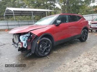 ✅ 2025 Chevrolet Blazer LT • VIN: 3GNKBCR42SS165383 • Lot: 90079375. Listed on Copart with 11,395 mi. Free auction sales archive from the USA and detailed vehicle history report at DreamBid. Image 1.