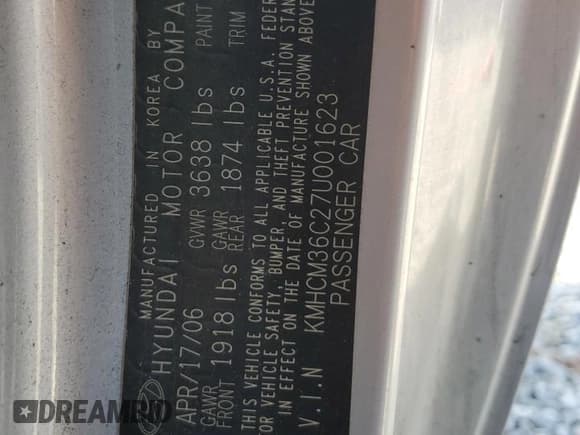 ✅ 2007 Hyundai Accent GS • VIN: KMHCM36C27U001623 • Лот: 45192065. Опубликован ранее на Copart с пробегом 130 289 миль. Бесплатный доступ к архиву аукционных продаж из США и подробный отчёт об истории автомобиля на DreamBid. Изображение 15.