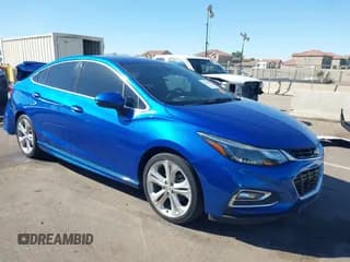 ✅ 2017 Chevrolet Cruze Premier • VIN: 1G1BF5SM4H7156123 • Lot: 43551830. Listed on IAAI with 64,065 mi. Free auction sales archive from the USA and detailed vehicle history report at DreamBid. Image 1.