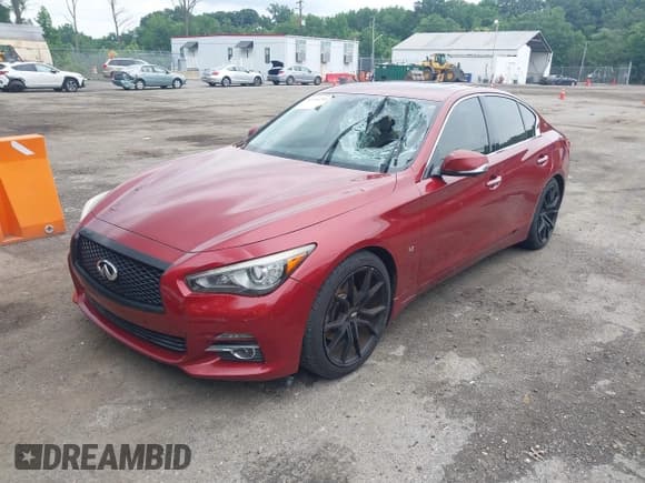 ✅ 2014 Infiniti Q50 • VIN: JN1BV7AP4EM685217 • Lot: 42716244. Listed on IAAI with 80,906 mi. Free auction sales archive from the USA and detailed vehicle history report at DreamBid. Image 17.